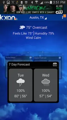 KXAN Weather android App screenshot 2